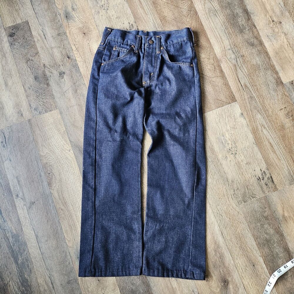 Vintage JC Penney Plain Pockets Straight Leg Boys Jeans 9 Regular.JCPenney